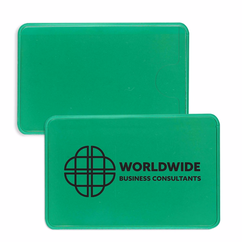 Translucent Vinyl Side Opening Card Holder