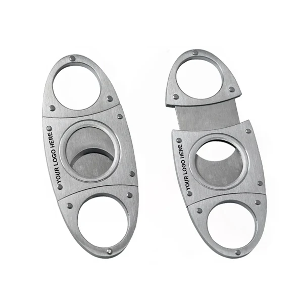 Custom Stainless Steel Guillotine Cigar Cutter — Premium Tobacco Accessory 1