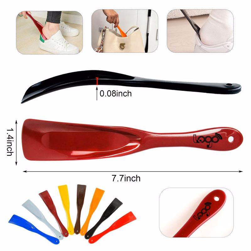 7.7 Inch Plastic Portable Travel Shoehorn