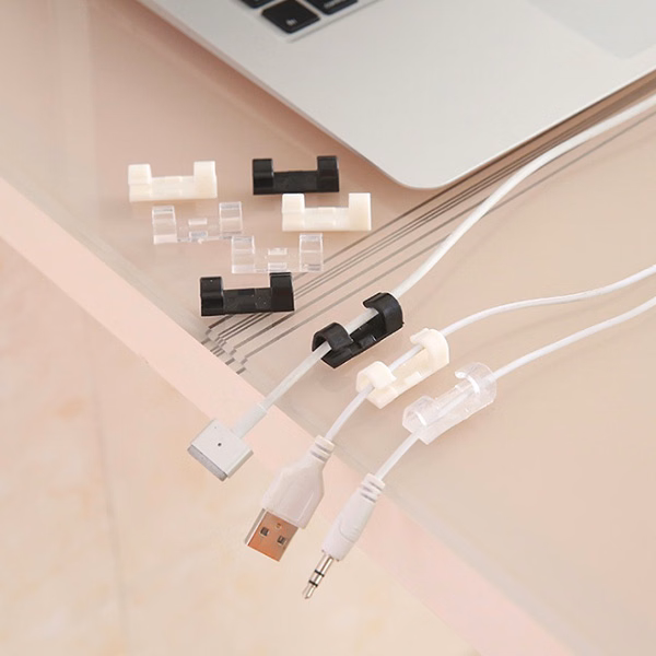 Adhesive Mini Desktop Cord Holder Cable Organizer