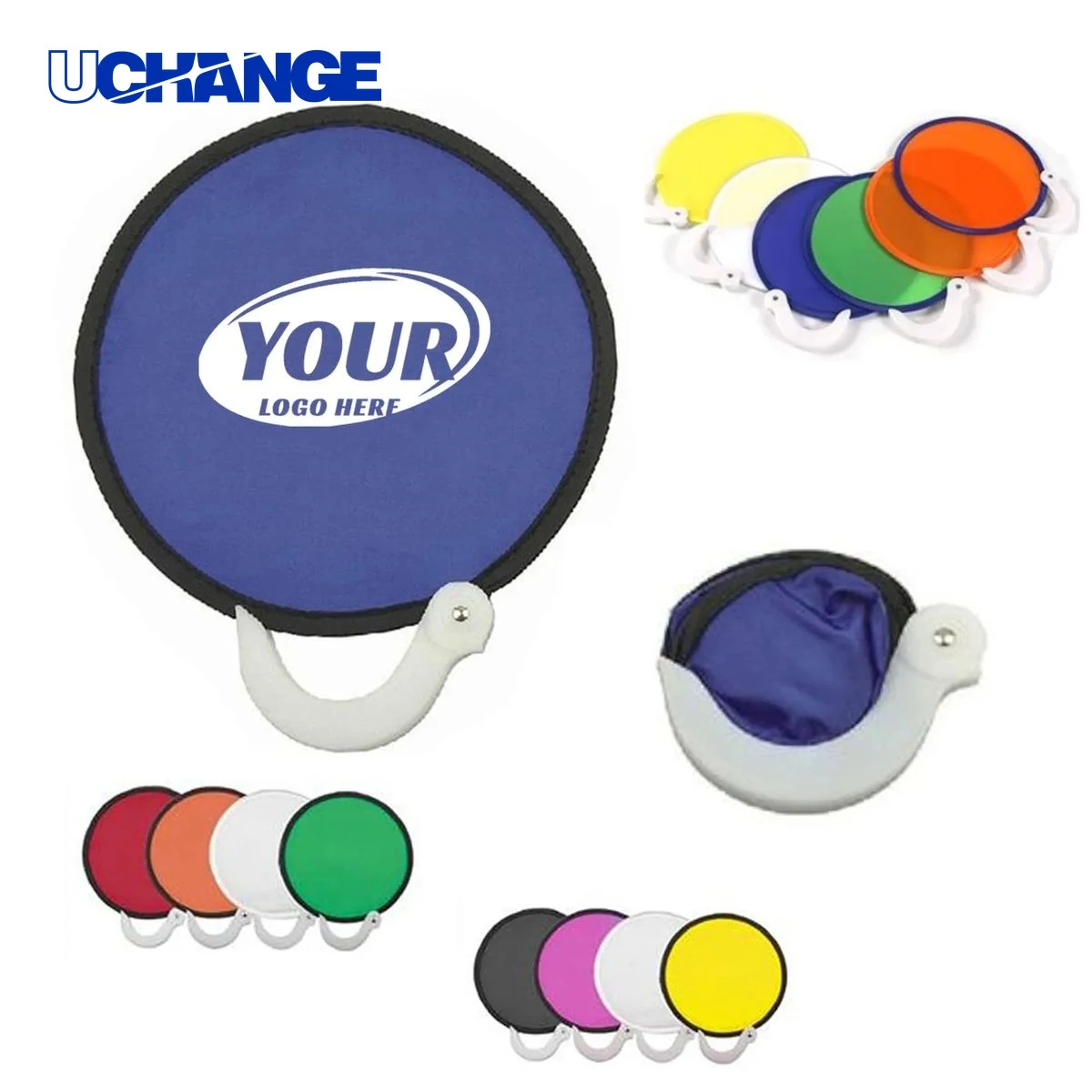 Foldable Flying Disc Fan Accessory for Events 1