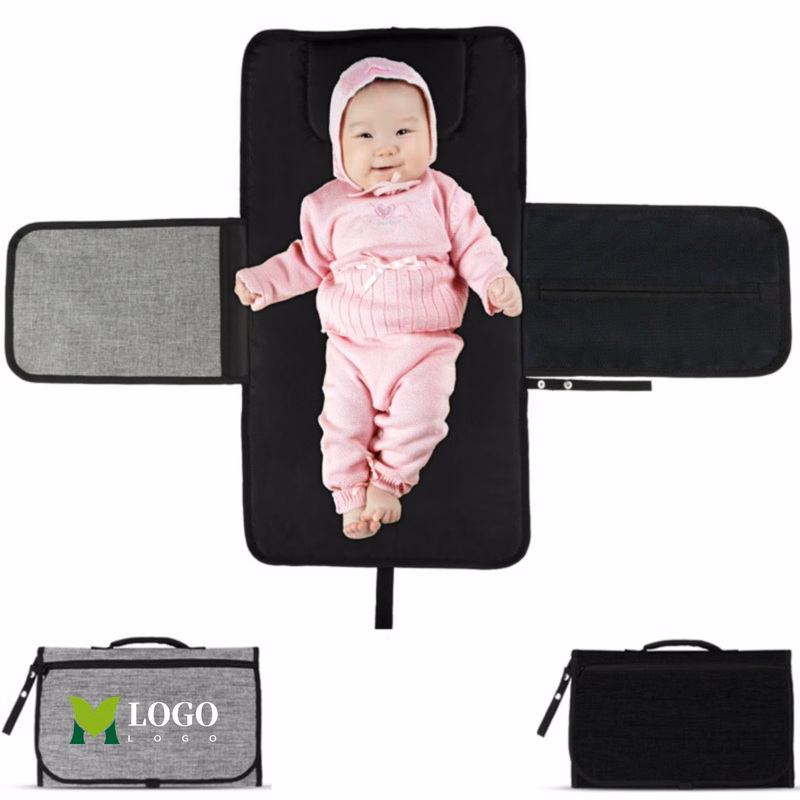 Waterproof Baby Changing Pad Mat With Built-In Pillow