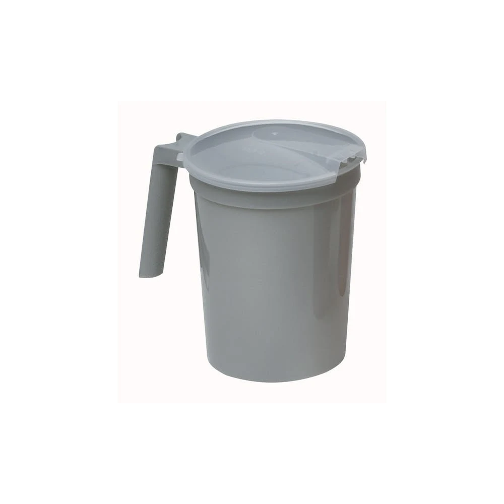 Standard Hospital Pitchers - Graphite with Lid 1