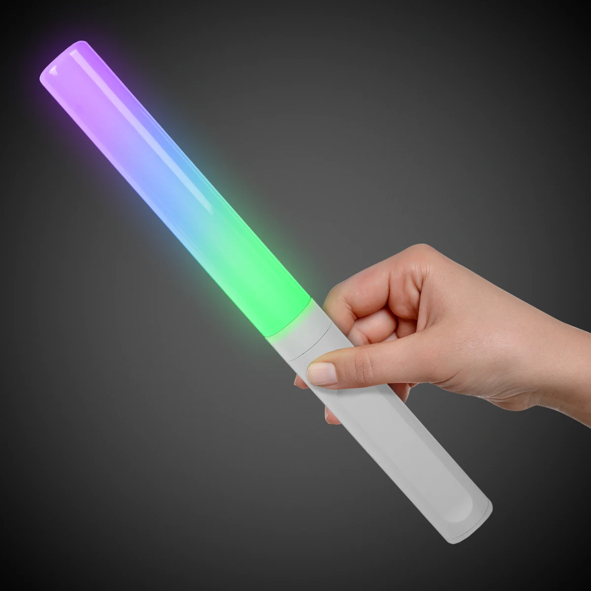LED 12" Wand with White Handle 1