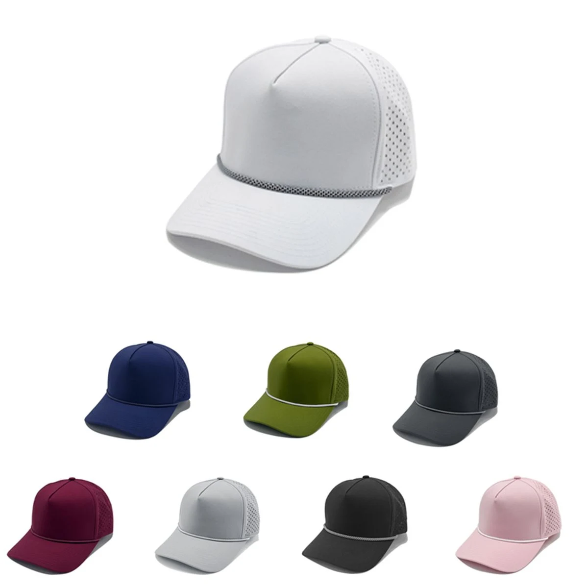 MOQ100 Breathable baseball cap 1