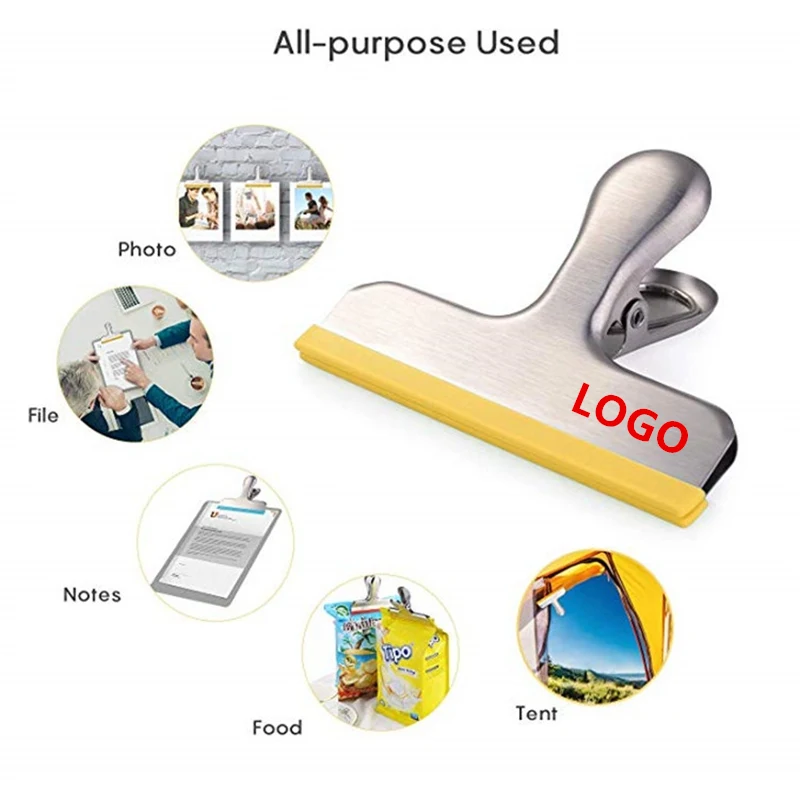 Silicone Stainless Steel Sealing Clip 1