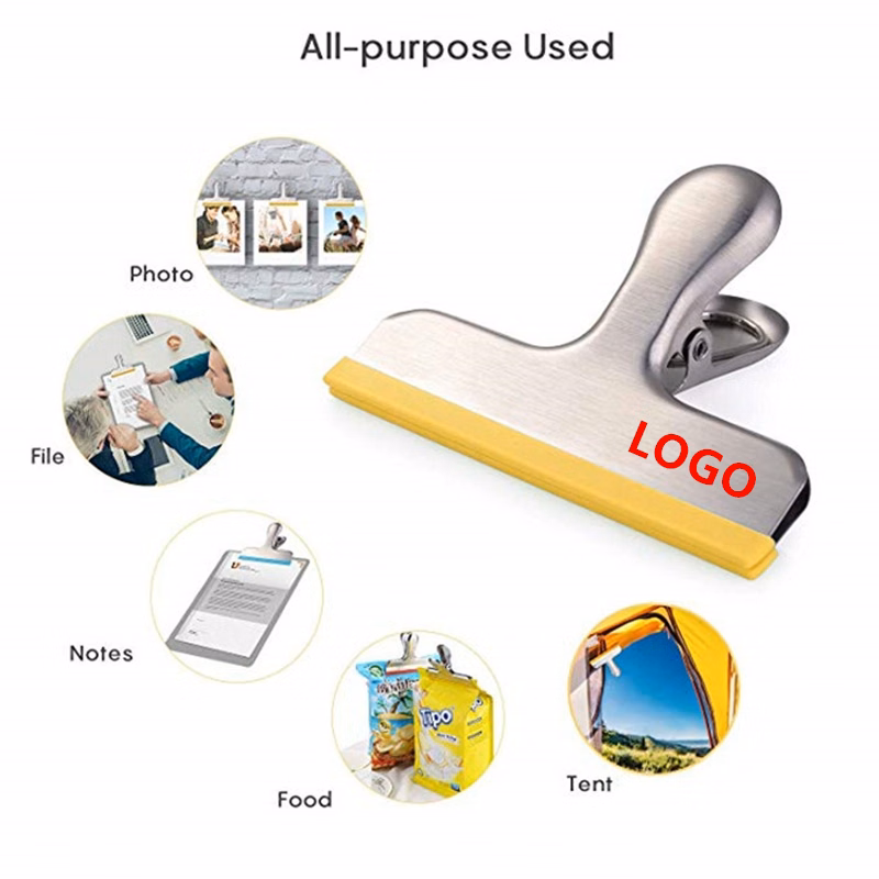 Silicone Stainless Steel Sealing Clip