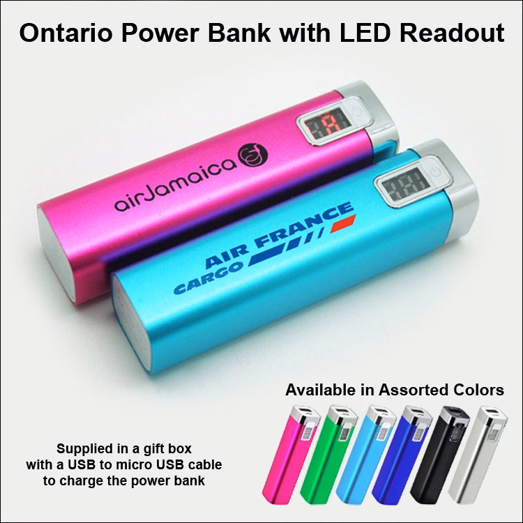 Ontario Power Bank 3000 mAh