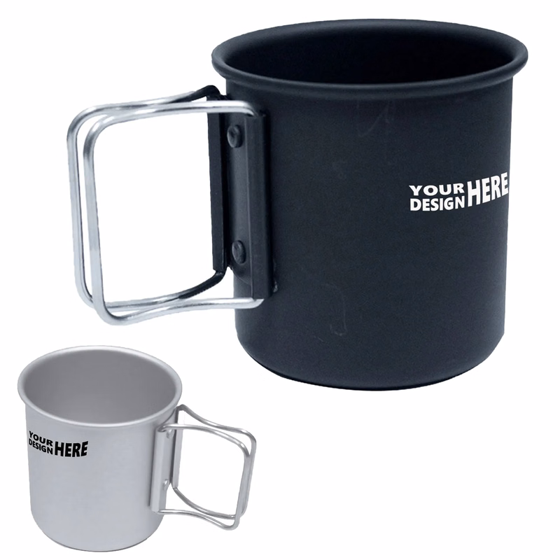 Portable Ultra-Light Aluminum Camping Cup -10 oz