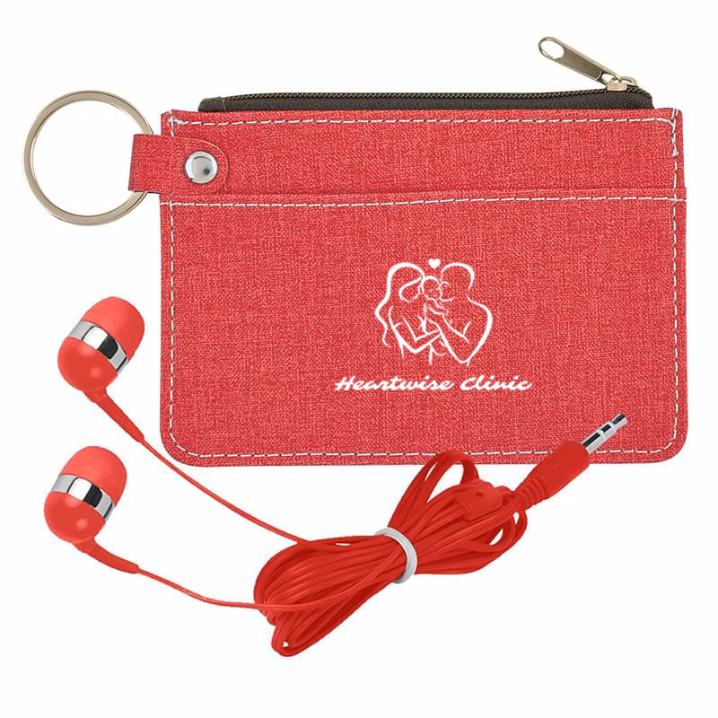 Wallet and Earbuds Gift Set