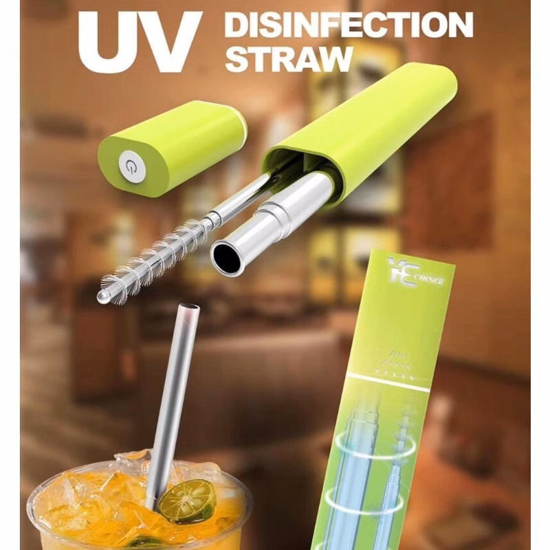 UV Disinfection Stainless Steel Straw