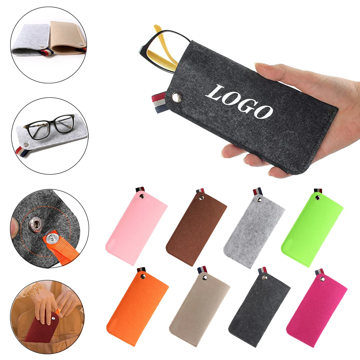 Eyeglass Felt Pouch 1