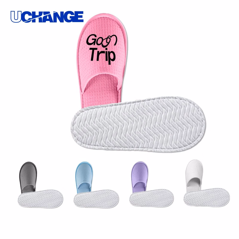 Waffle Hotel Slippers for Guest Use