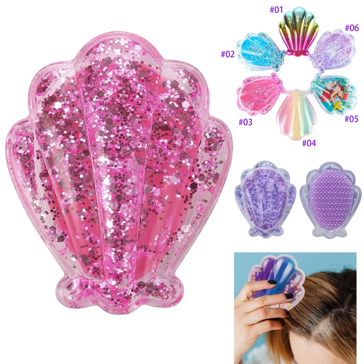 Mermaid Detangling Hair Brush 1