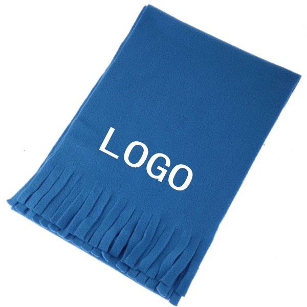 Polar Fleece Tassels Winter Scarf 1