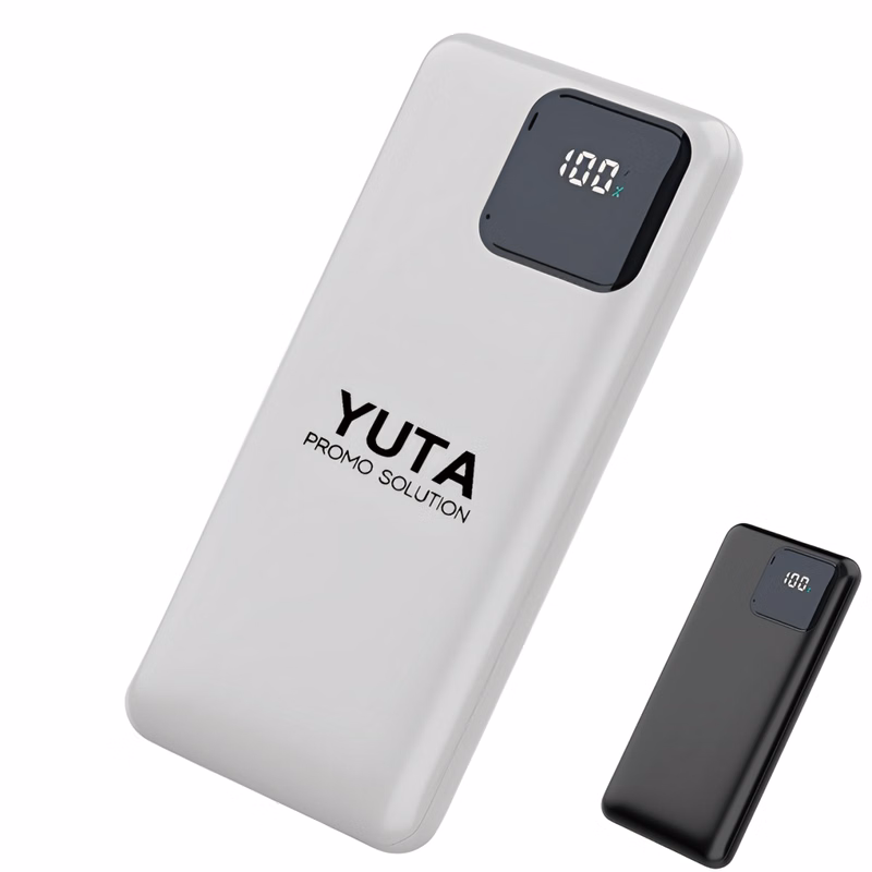 10000mAh fast charging portable power bank w/ LED display