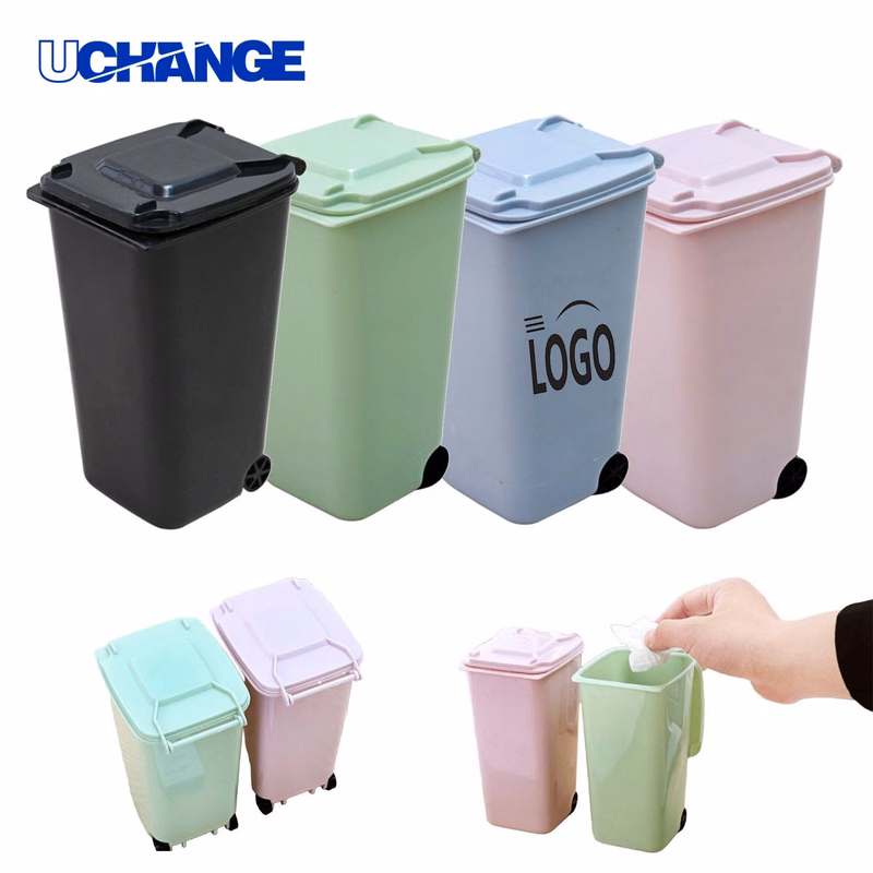 Personalized Desktop Trash Can Pen Holder Cup