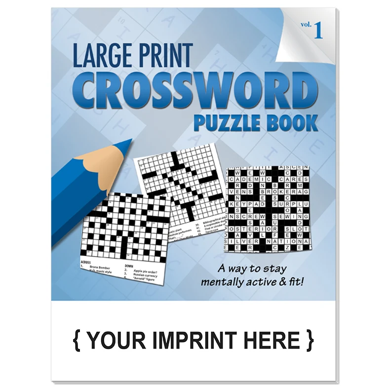 PUZZLE BOOK - LARGE PRINT Crossword Puzzle Book - Volume 1 1