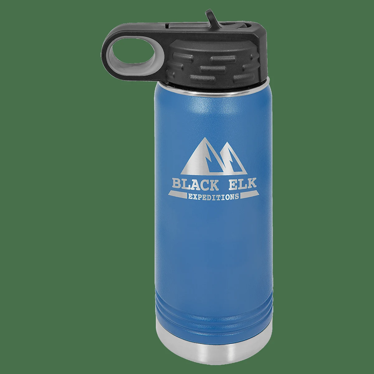 20 oz. Royal Blue Laser Engraved Polar Camel Water Bottles, custom water bottle with logo imprint 1