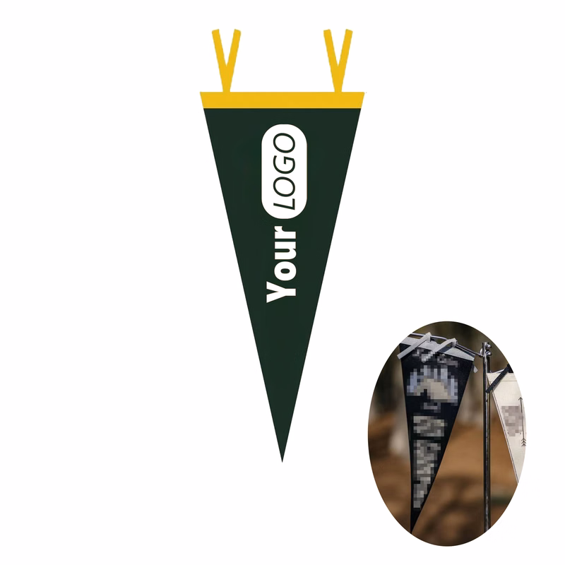Full Color Felt Pennant Triangle flags