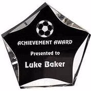 Black/Clear Luminary Star Acrylic Award