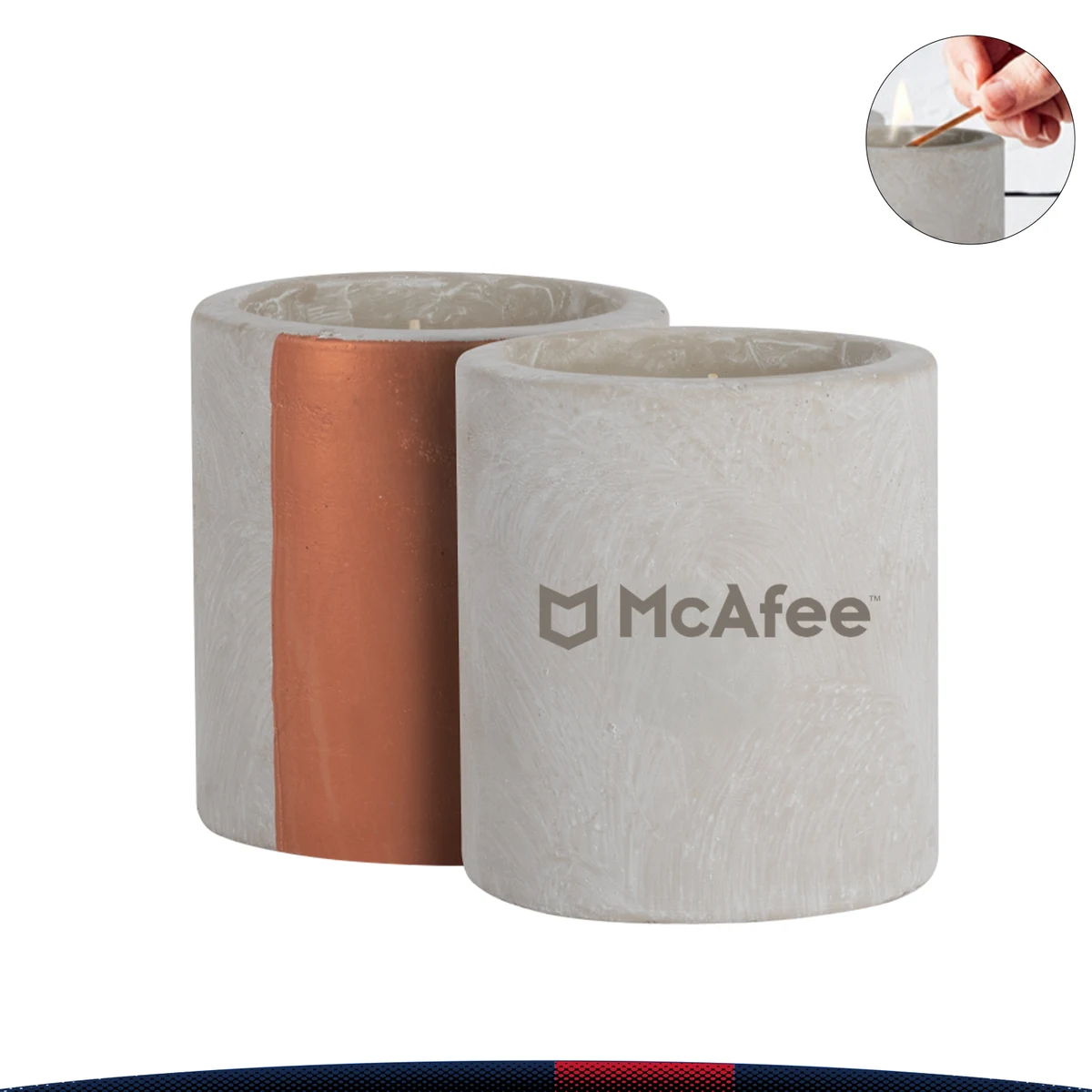 3 oz. Reluin Concrete Candle 1