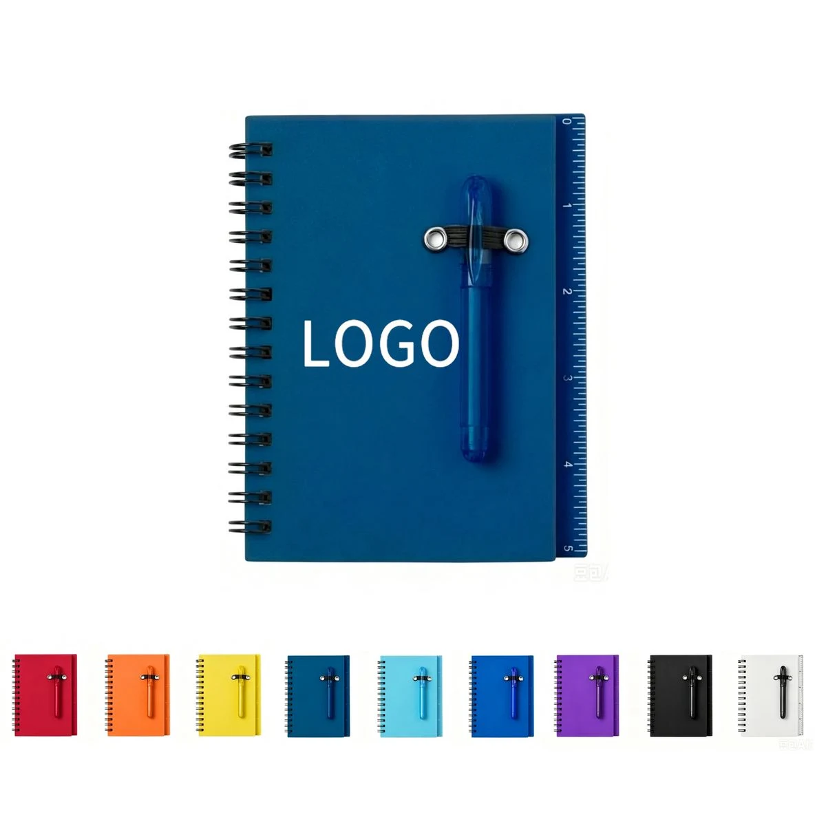 A6 Wirebound Notebook with Pen 1