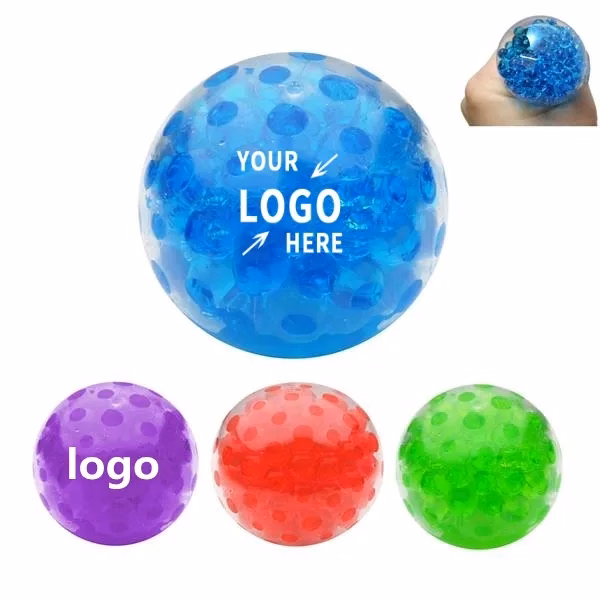 Bead gel ball Squeeze stress relievers