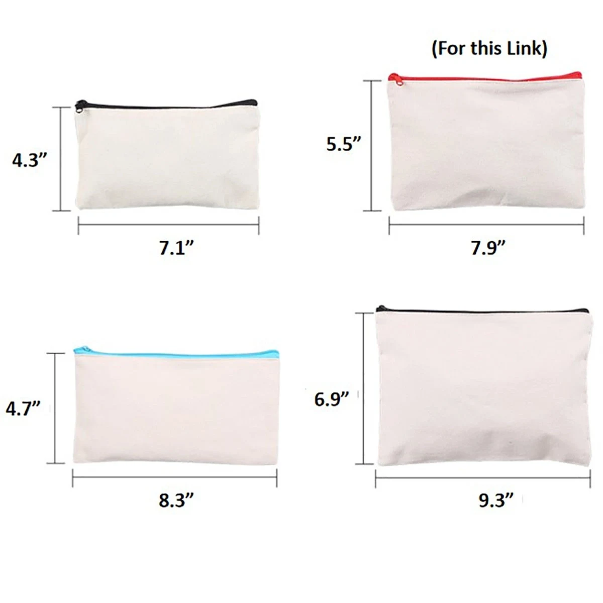 Craft Bag Canvas Pencil Case Pouch 1