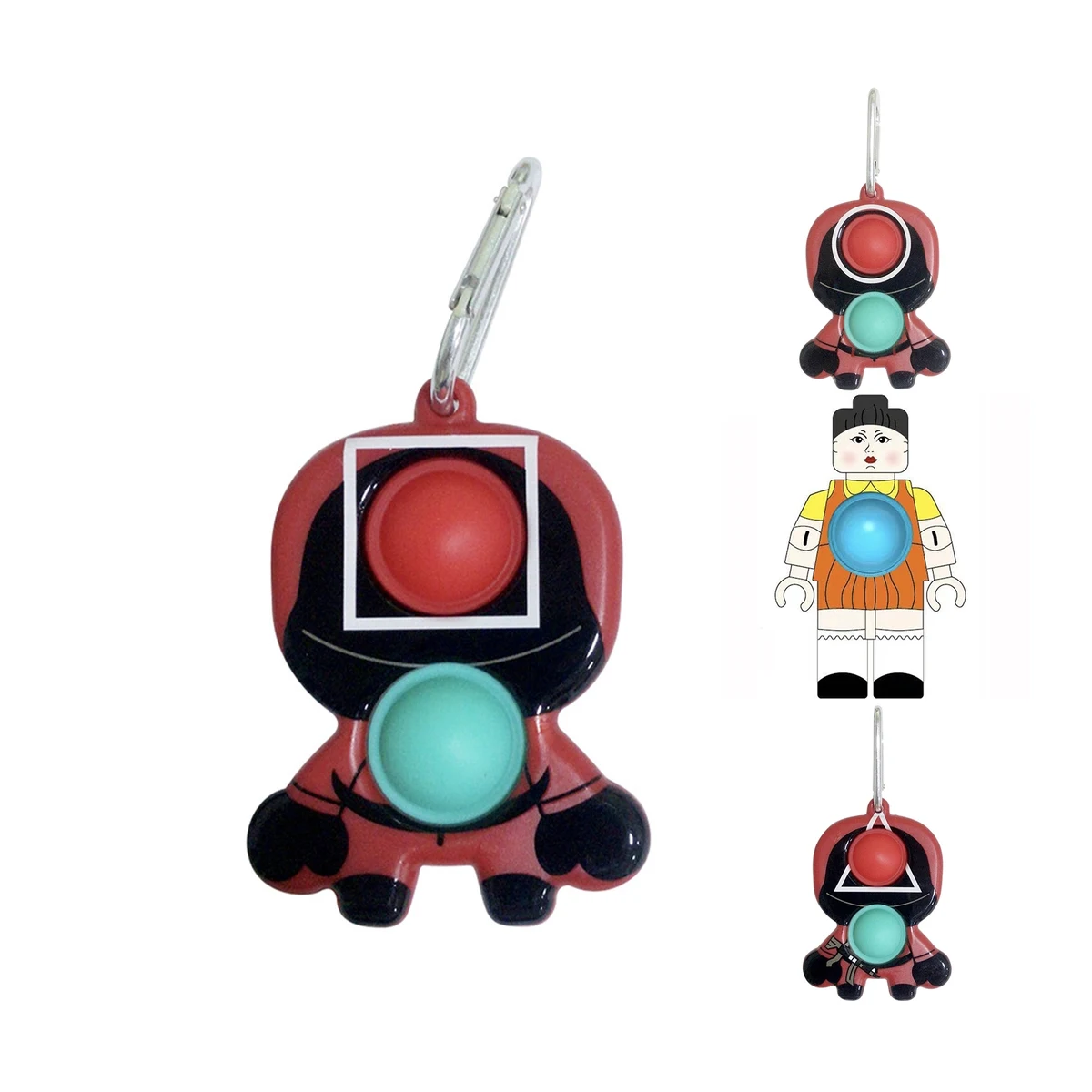 keychain pendant Fidget Carabiner Clips 1