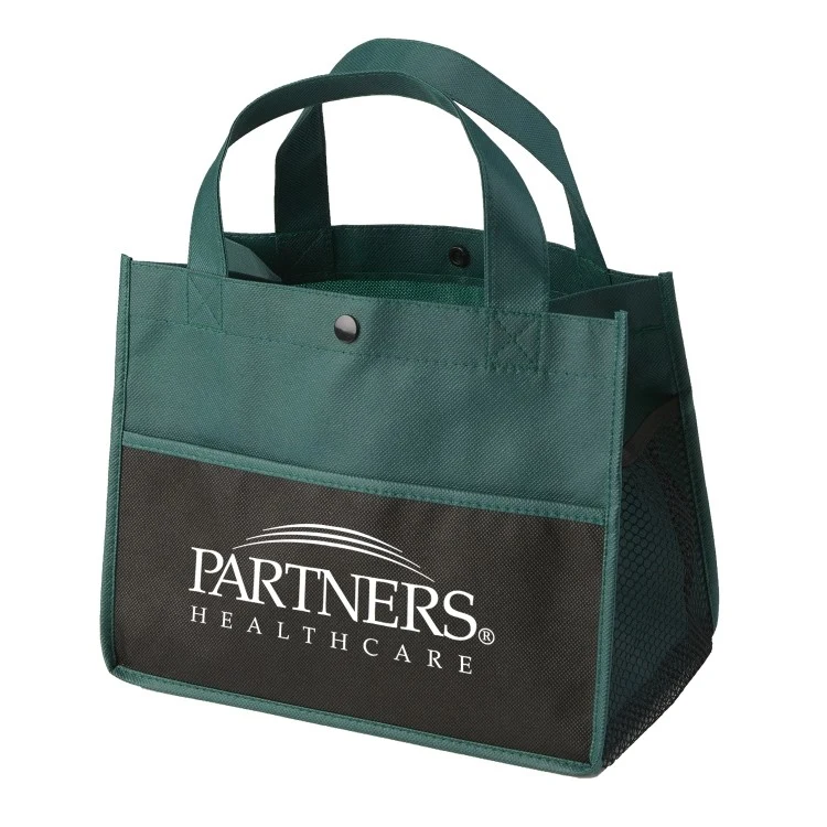Mini Snap Non-Woven Lunch Tote Bag 1