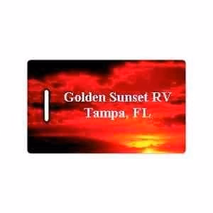 1-3/4" x 3-1/2" Custom Luggage & Sport Bag Tags