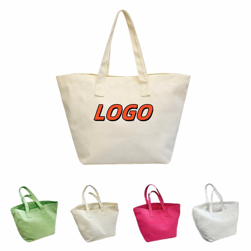 Large Grocery Canvas Tote Bag