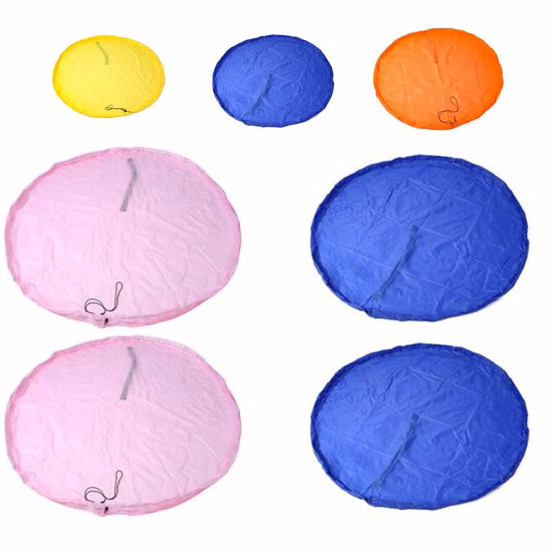 Portable Drawstring Toys Storage Organizer and Play Mat