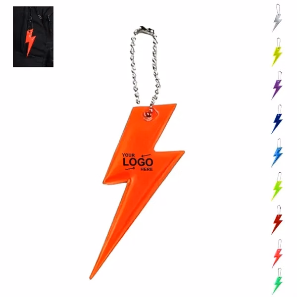 Custom Double Sided Reflective PVC Keychain 3.94 inch — Night Safety Visibility