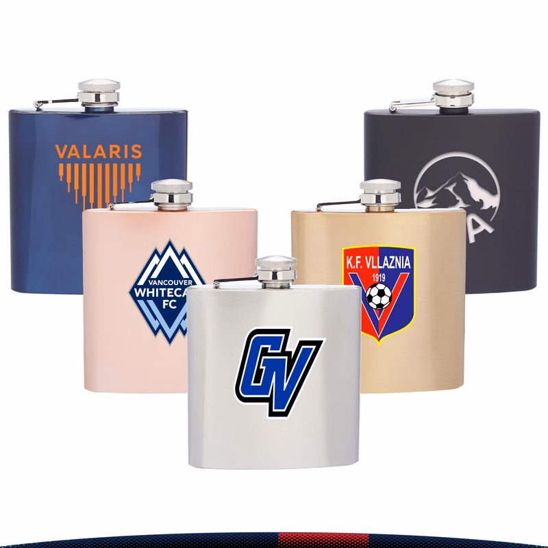 6 oz. Clve Stainless Steel Hip Flasks