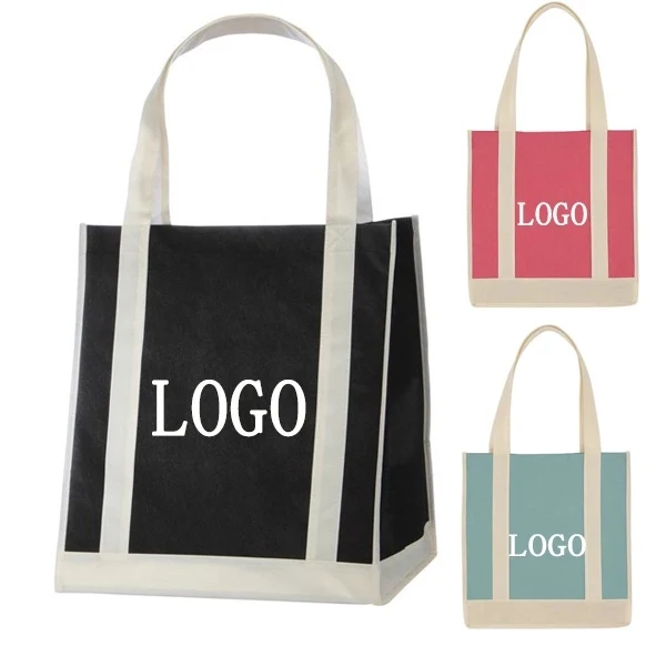 Non-Woven Two Tone Tote Bag 1