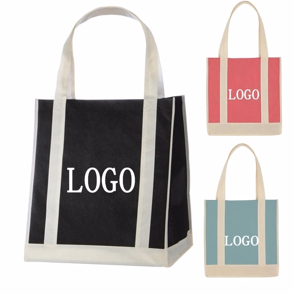 Non-Woven Two Tone Tote Bag
