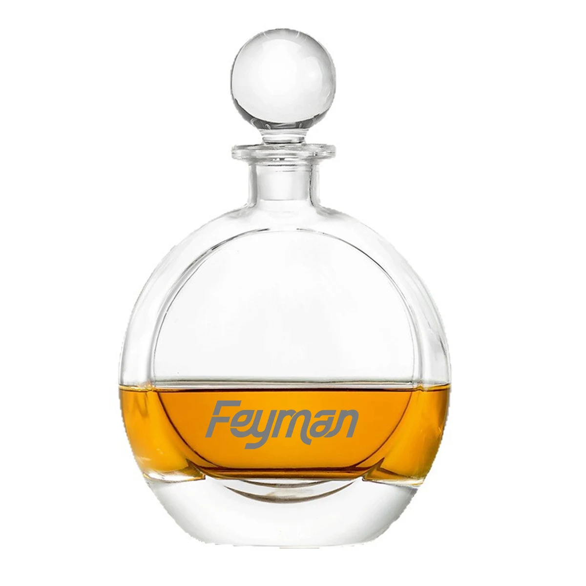 28oz Lead-Free Crystal Glass Whiskey Decanter 1