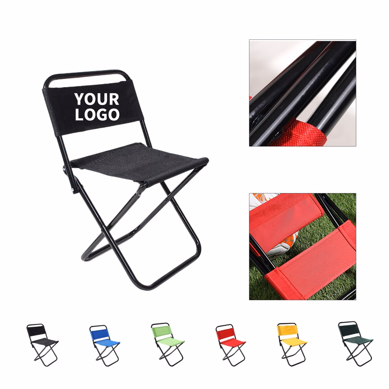 Folding Fishing Chair With Rod Holder 14.2 x 11.1 x 10.3"