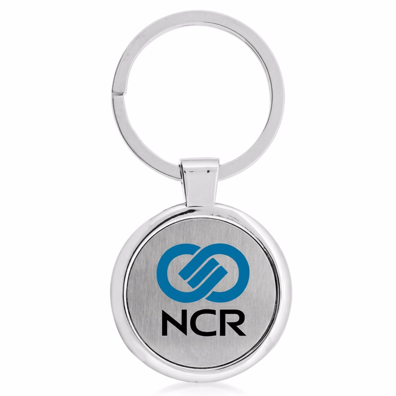 Luxury Round Polished Metal Keyholder