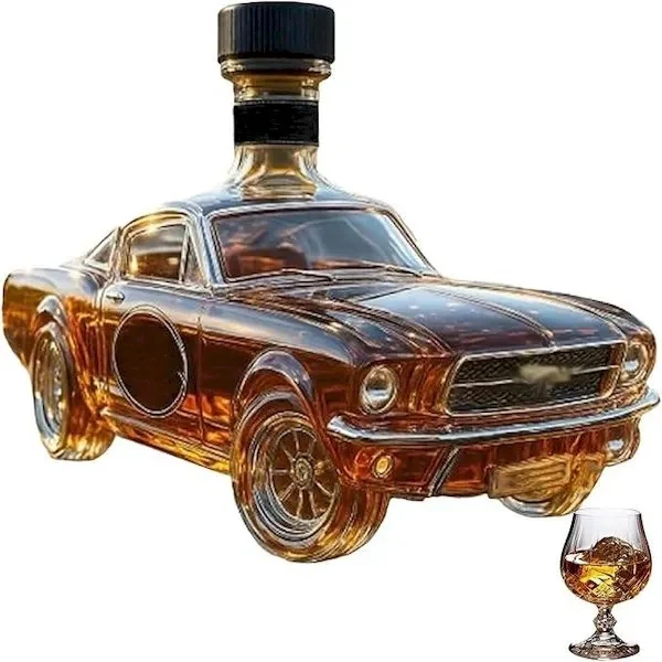 Police Car Style Whiskey Decanter 1
