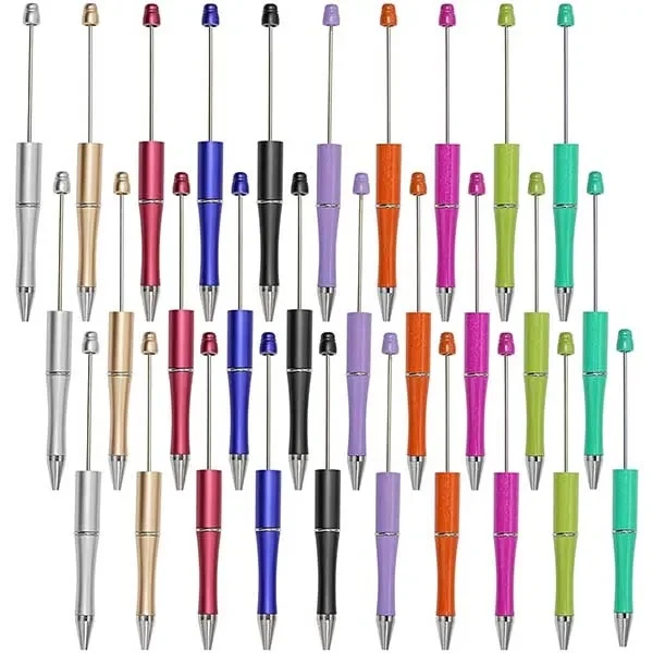 DIY Plastic Beadable Bead Ballpoint Ball Pen 1