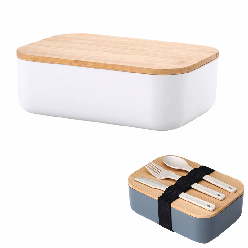Bamboo Lid Bento Lunch Box