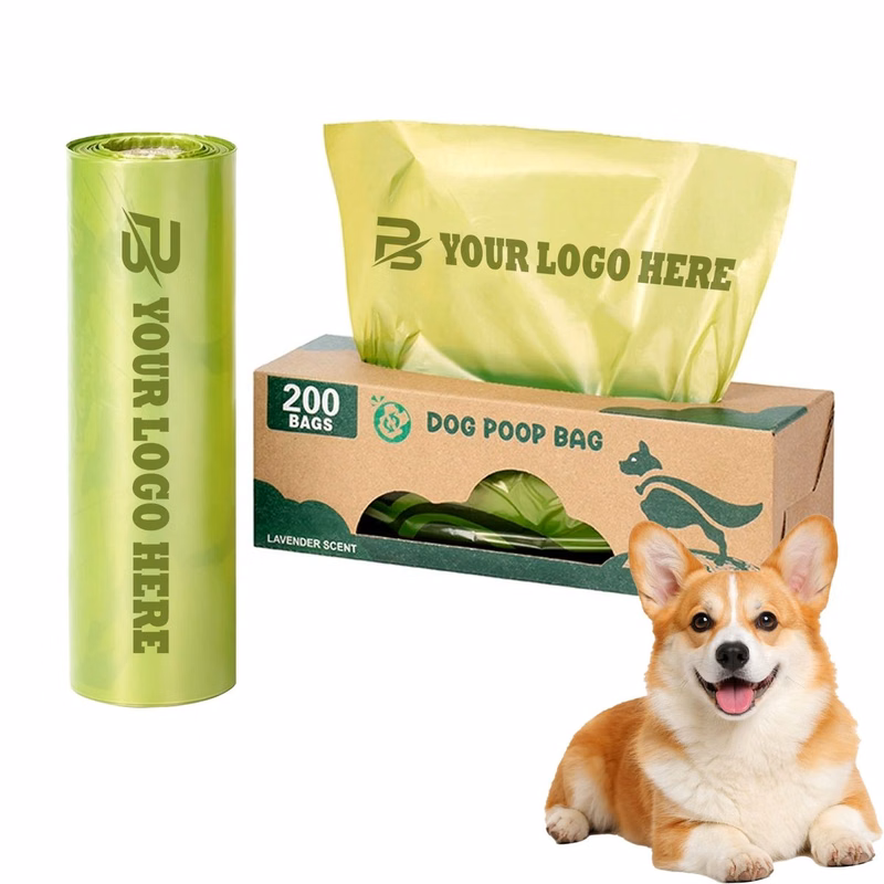 Custom 7.85" X 13" PE Pet Waste Bag, 200 Bags Per Roll