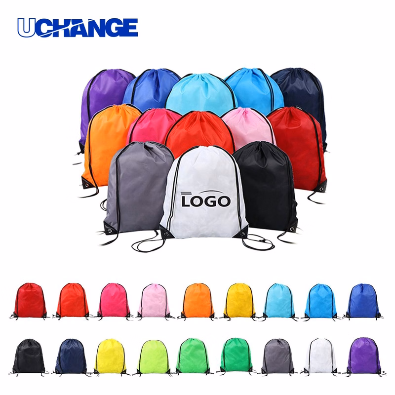 Non-Woven Polyester Drawstring Fitness Backpack