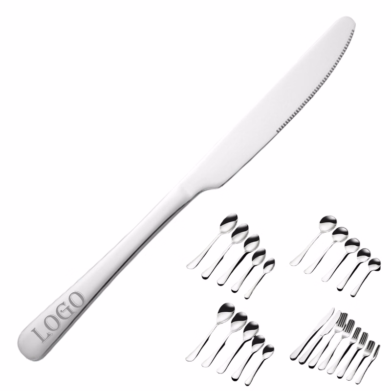 Commercial-Grade Stainless Cutlery Knife,more tableware combinations are available for selection.
