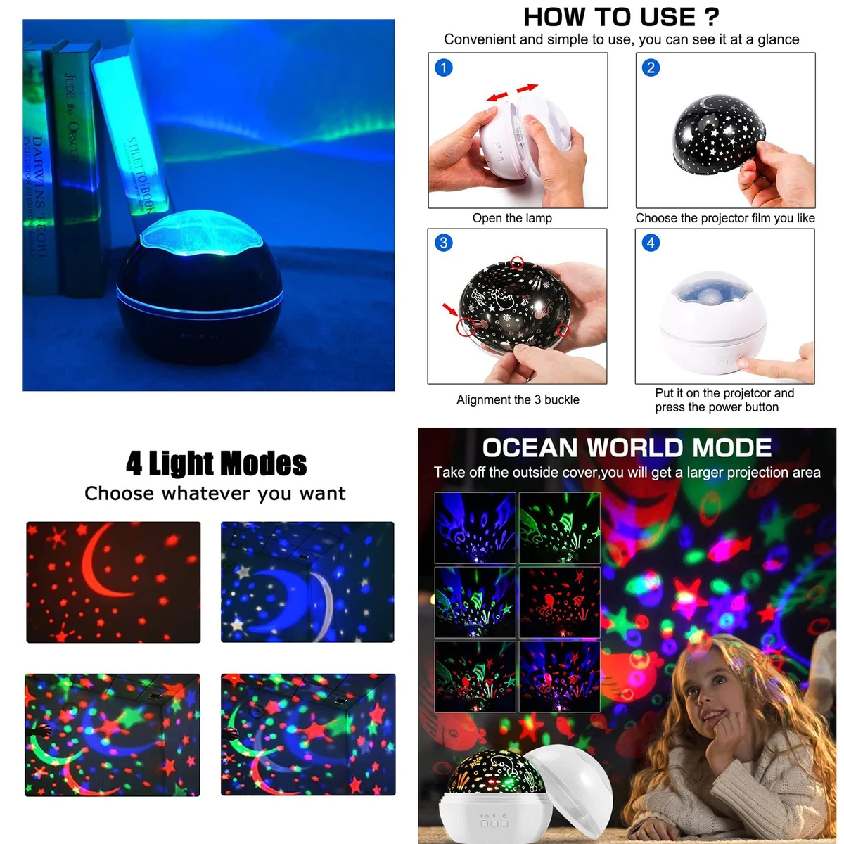 Galaxy Projector ABS LED Party Lamp 1
