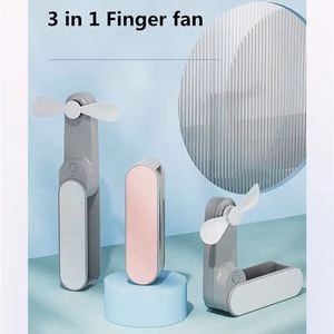 Mini Pocket Hand Fan USB Rechargeable Foldable Fan