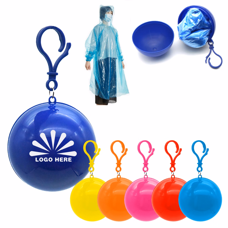 Waterproof Raincoat With Clip-On Case